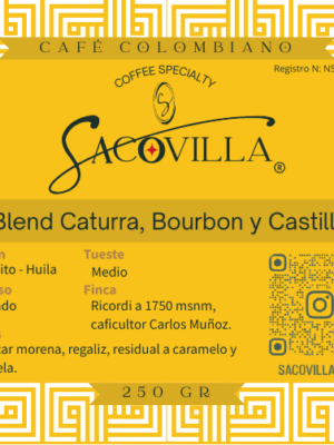 Blend Caturra, Bourbon y Castillo Blend Caturra, Bourbon y Castillo